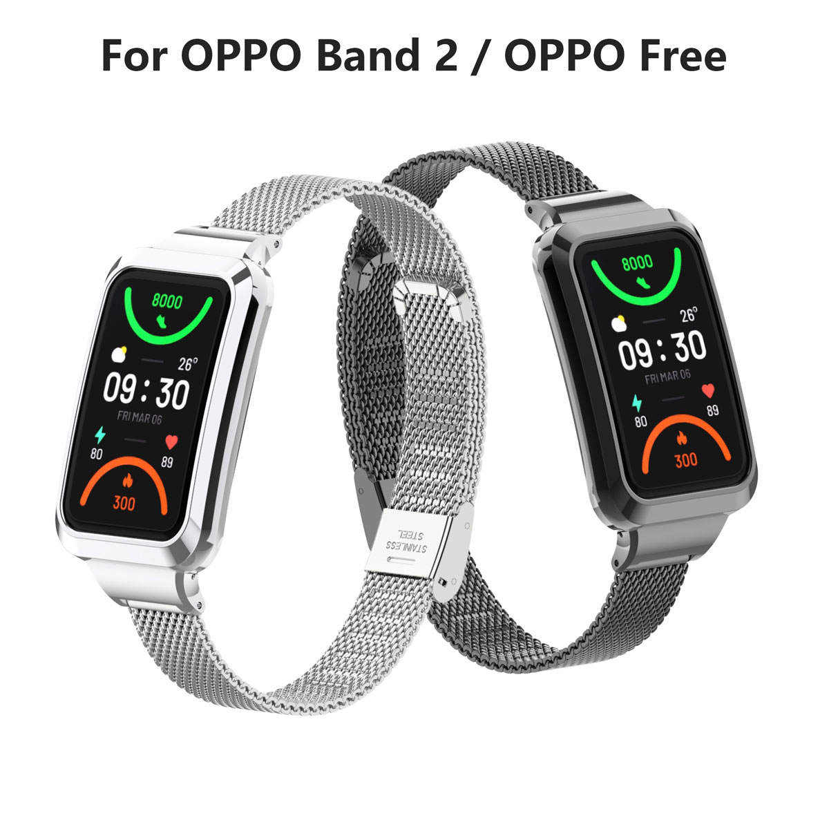 Suitable for Oppo Band 2 Stain - đánh giá và giá Mesh Strap Metal