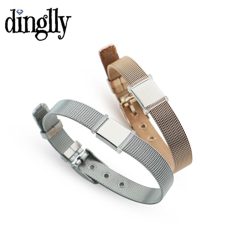 DINGLLY 10Mm Cao Cấp Lưới Bằng - đánh giá và giá Mesh Strap Metal