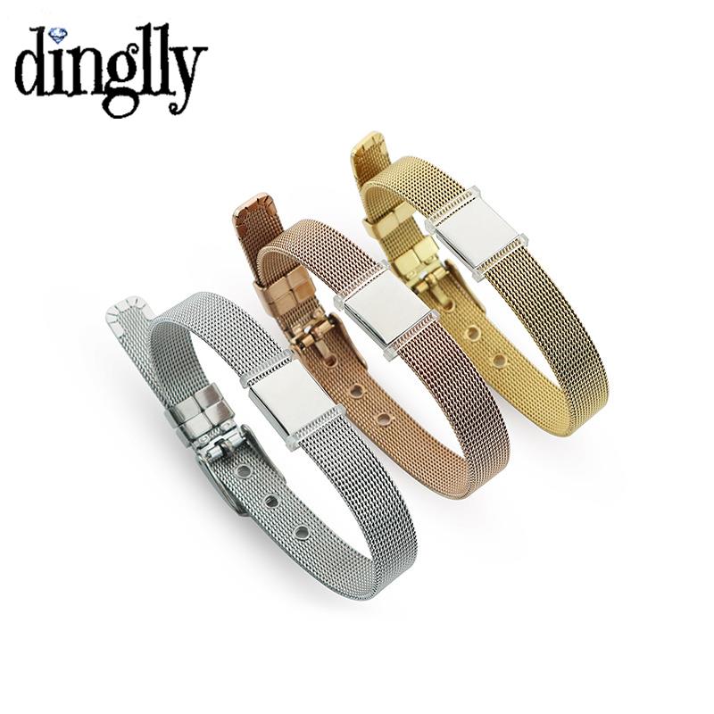 DINGLLY 10Mm Cao Cấp Lưới Bằng - đánh giá và giá Mesh Strap Metal