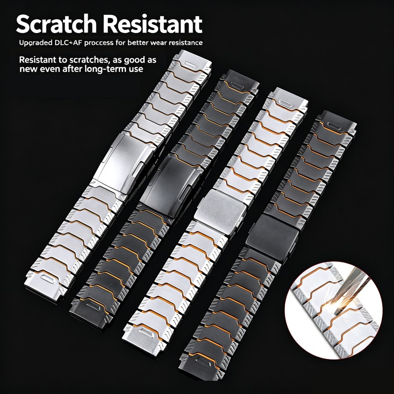 22mm Titanium Rubber Strap for - đánh giá và giá Silicone Watch Band 22Mm