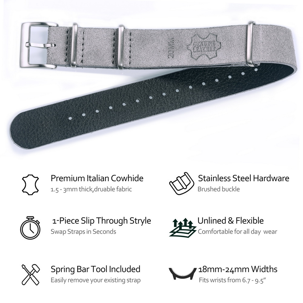 HEMSUT Chính Hãng Dây Da Dây D - đánh giá và giá Tropic Strap Vintage